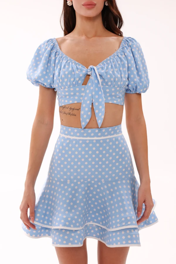Elegant cotton skirt for garden parties and summer brunches by REPULO’S
