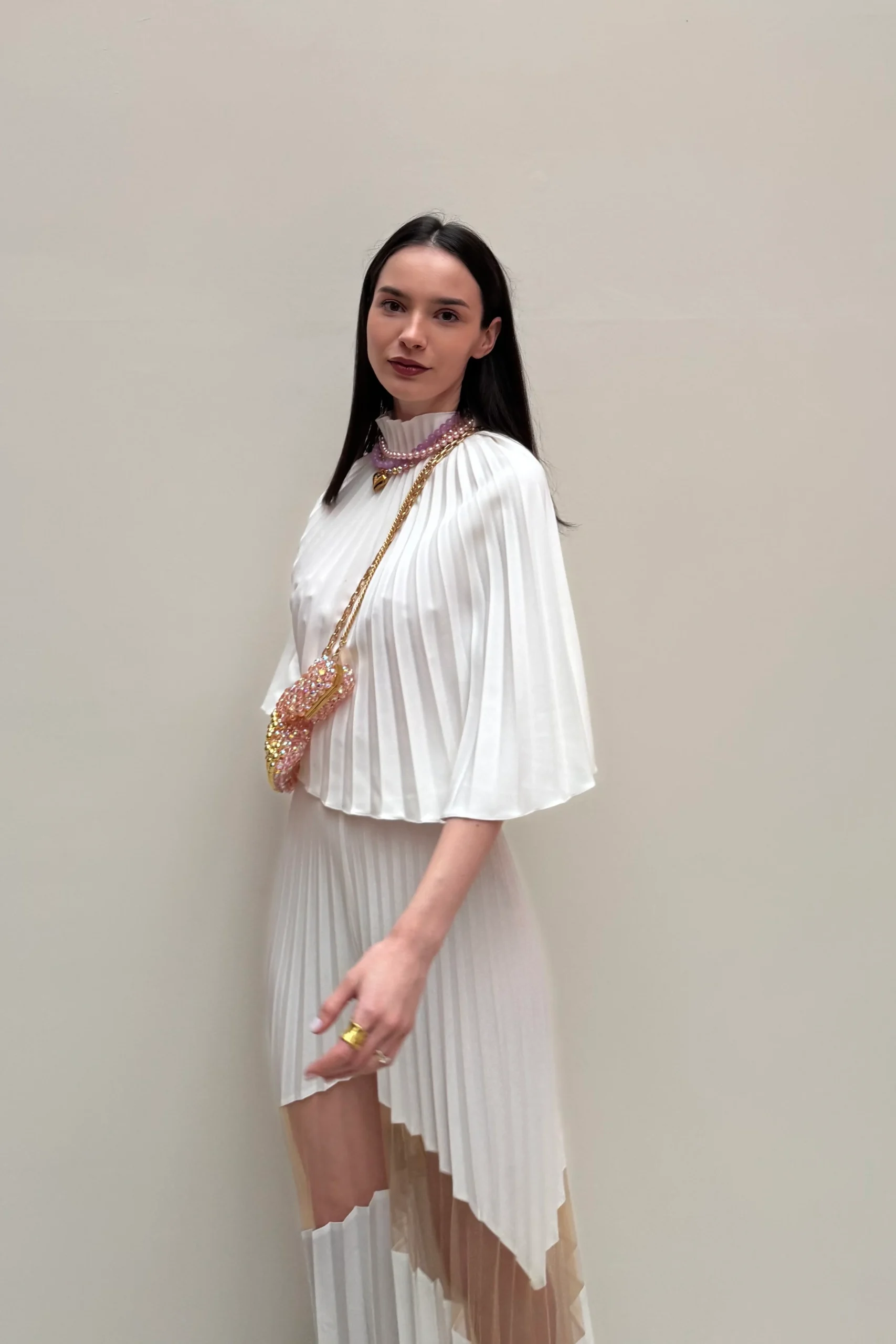 Designer cape for cocktail parties and formal occasions by REPULO’S