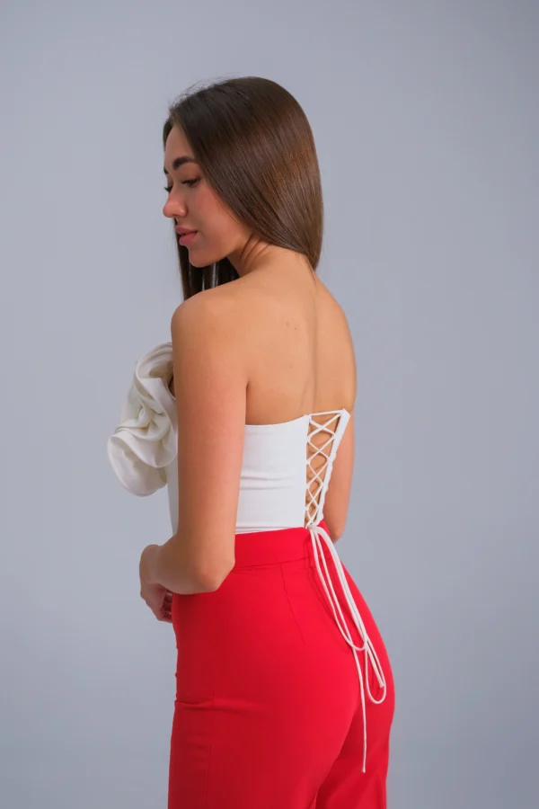 Women’s structured corset top with built-in support by REPULO’S
