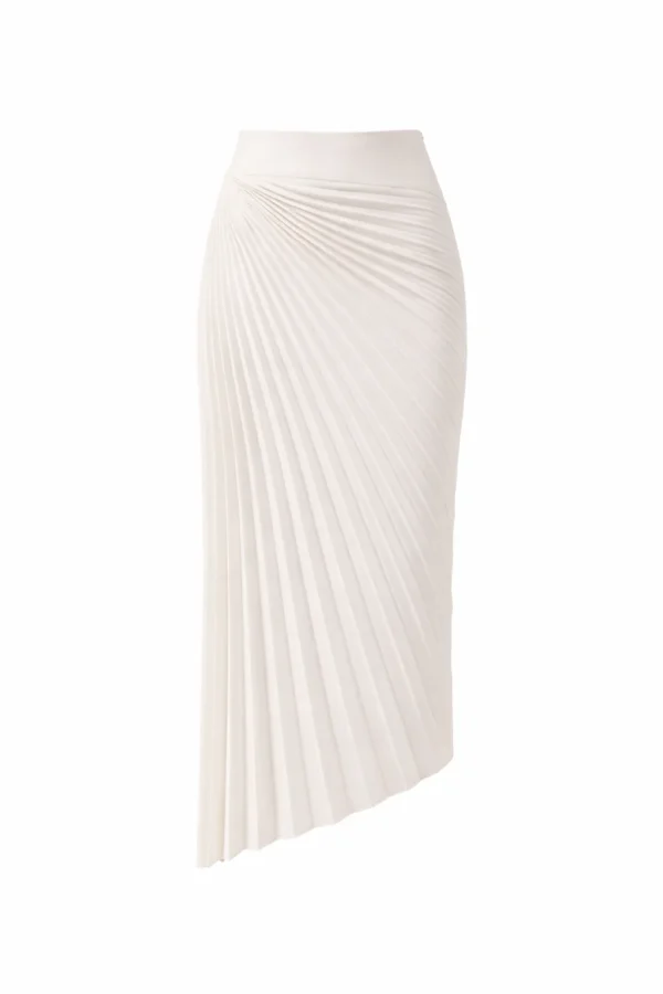 Designer white pleated skirt for wedding weekends and bridal showers by REPULO’S