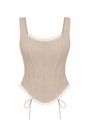 Corset Top with Lace Trim Dream