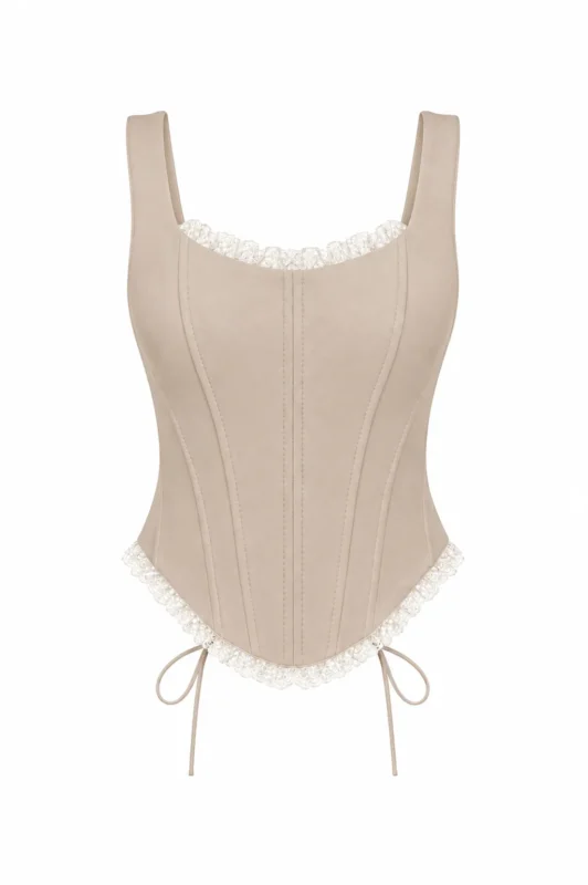 Corset Top with Lace Trim Dream