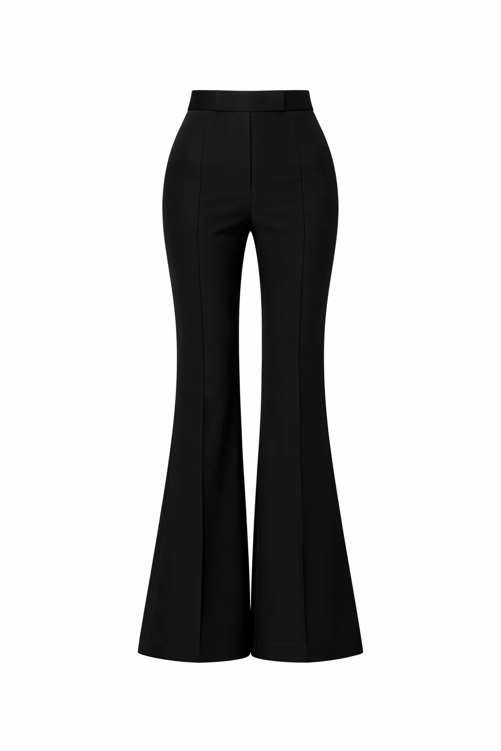 Designer high-waisted black trousers for modern evening wear by REPULO’S