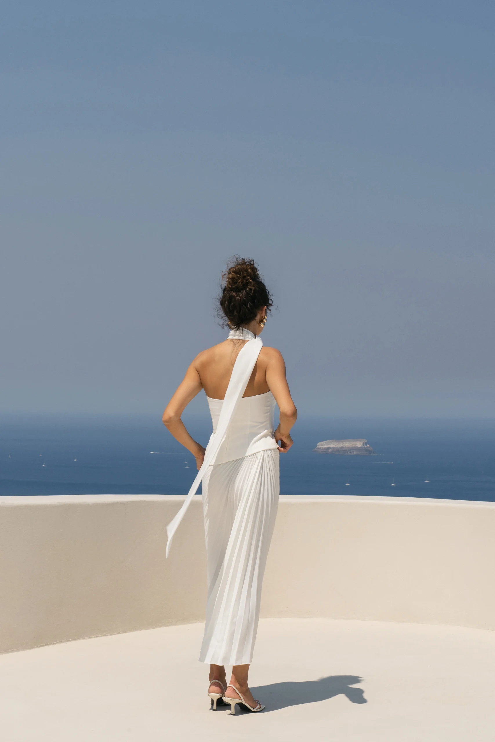 Women’s luxury midi skirt with handcrafted pleats by Ukrainian brand REPULO’S