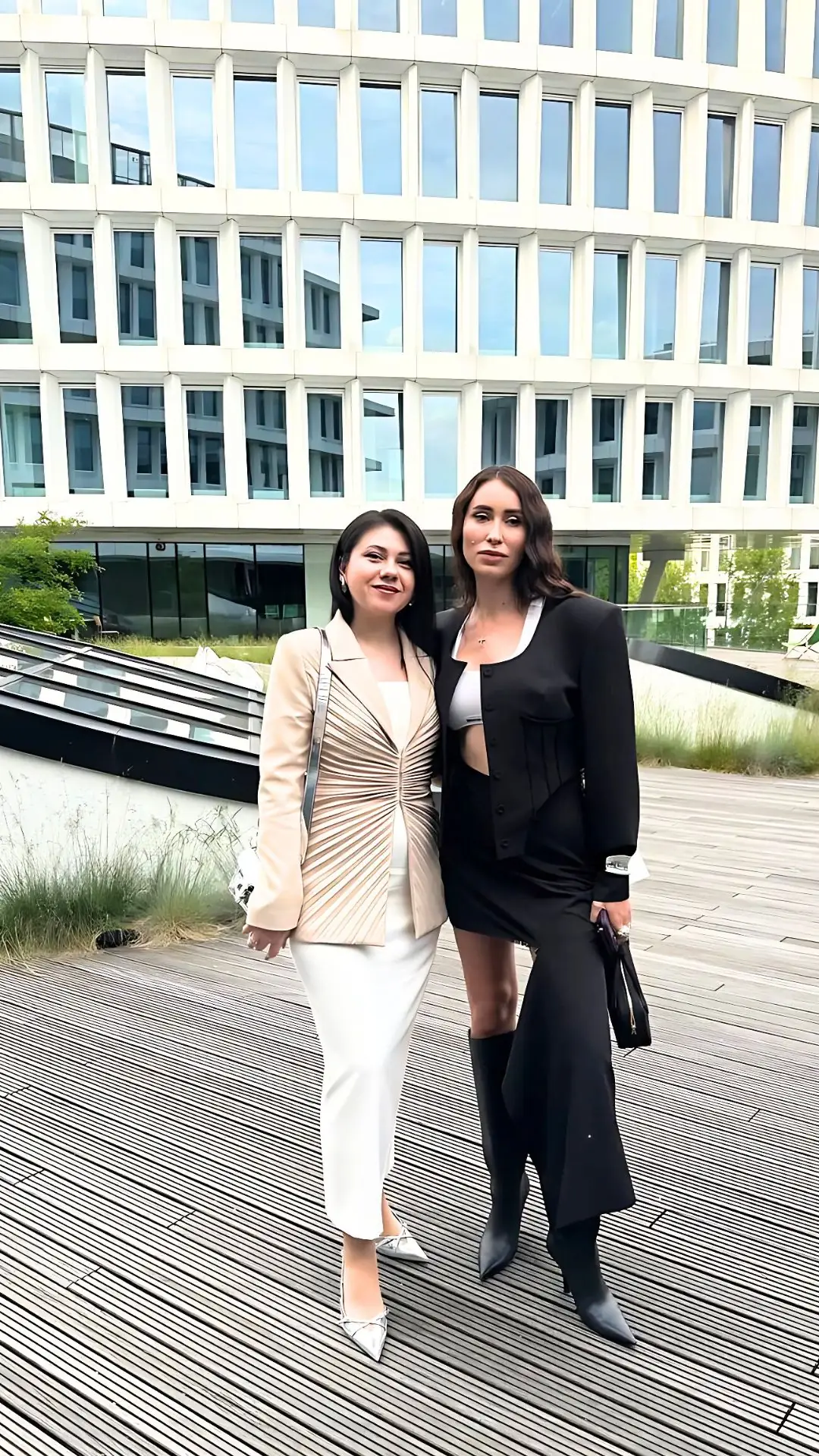 Lera Ruma and Kateryna Nechyporenko, founder of REPULO'S, at a personal brand event in Warsaw