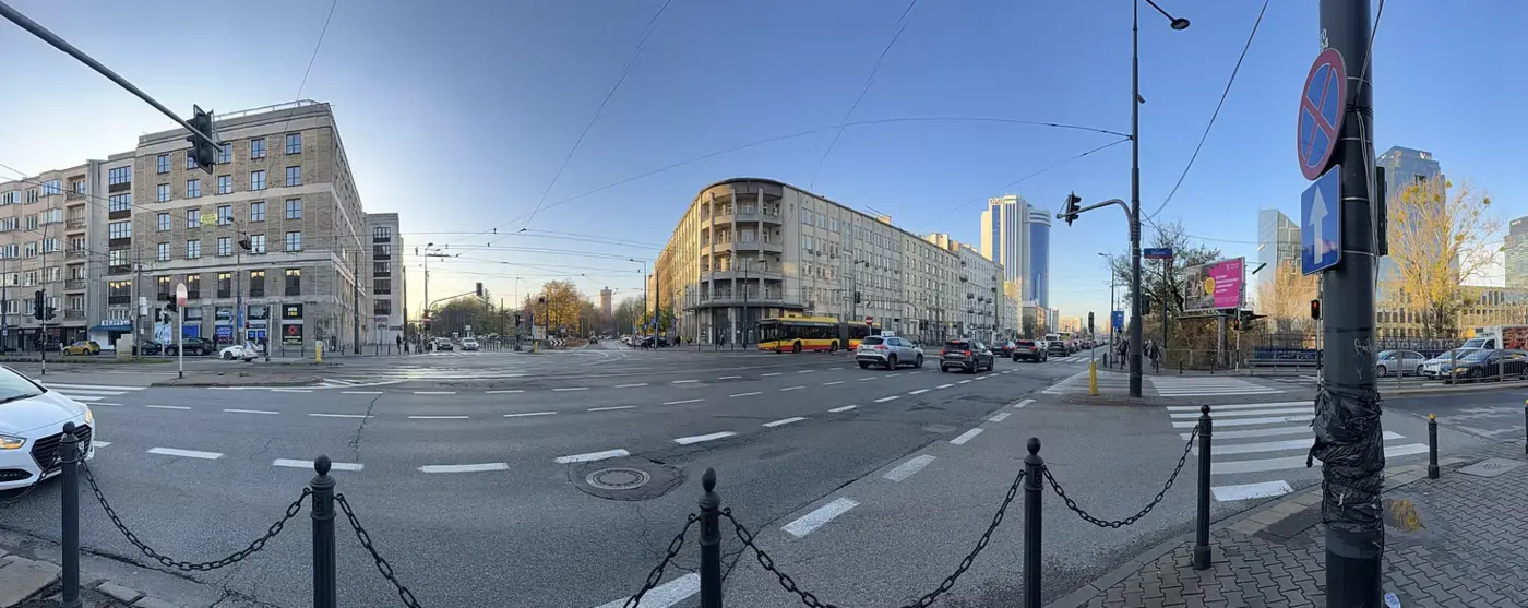 Центр Варшави, де розташована студія REPULO'S на вулиці Williama Heerleina Lindleya