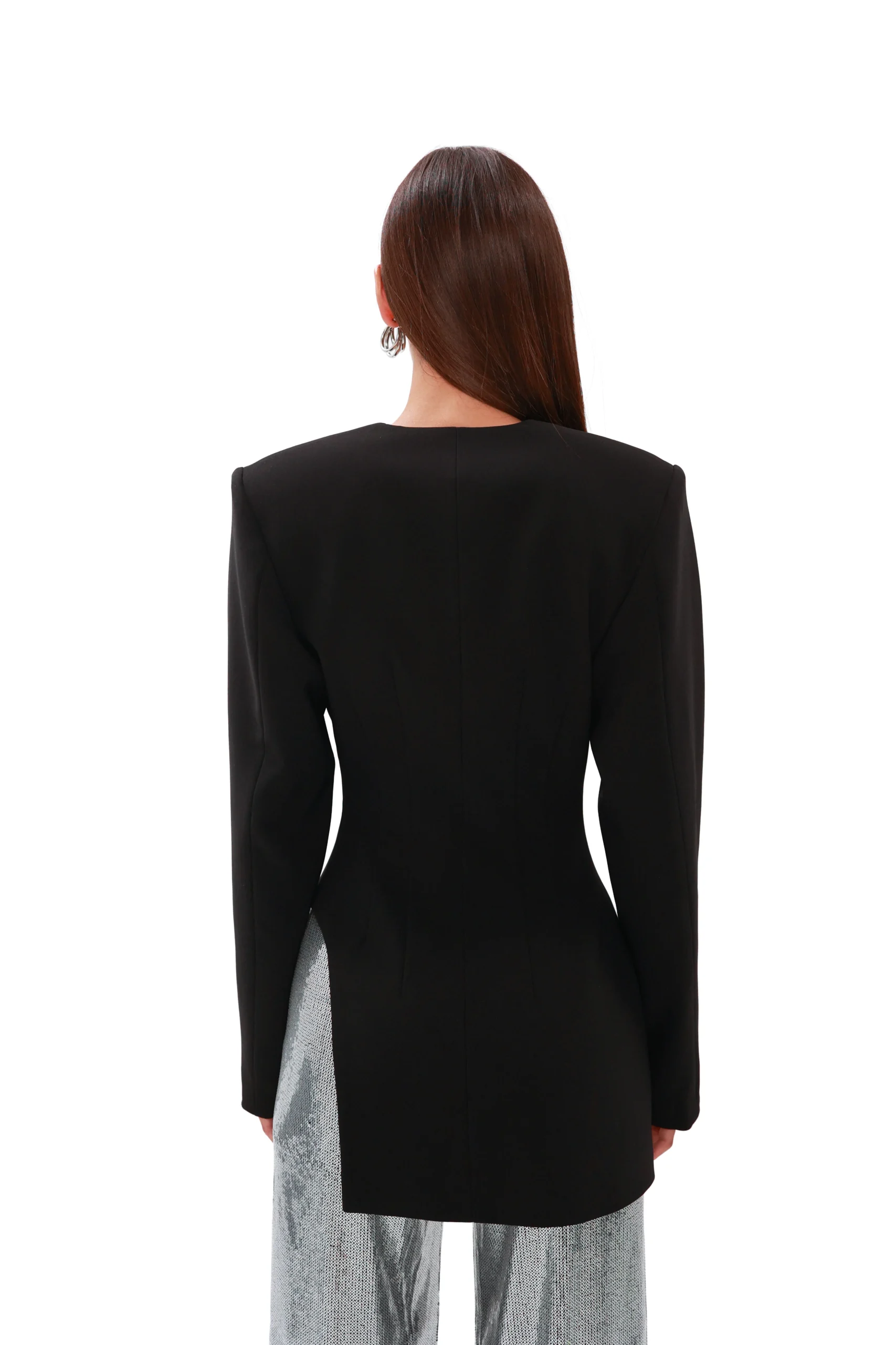 Womens blazer Eclipse with strong shoulders and a defined waist, REPULO’S