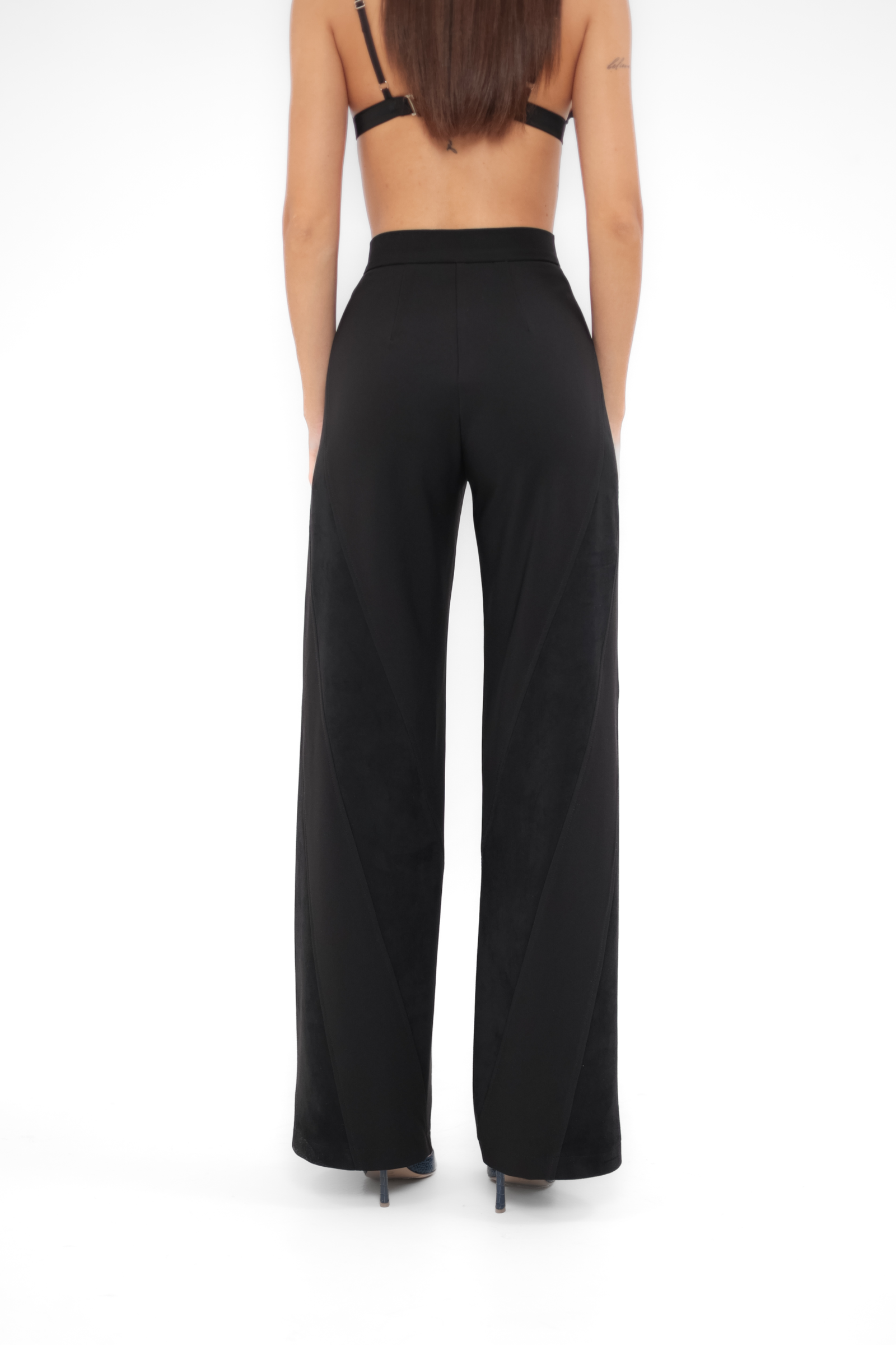 Pantaloni eleganti da donna a vita alta e gamba dritta Dina, REPULO'S